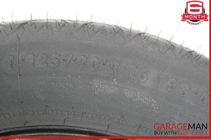 08-14 Mercedes W204 C250 C300 Emergency Spare Tire Donut Wheel Rim 125 90 16"
