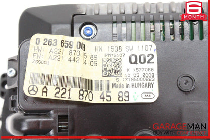 07-10 Mercedes W221 S550 Navigation Information Display Screen Monitor OEM
