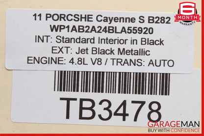 11-17 Porsche Cayenne 958 Front Right Passenger Door Window Regulator Motor