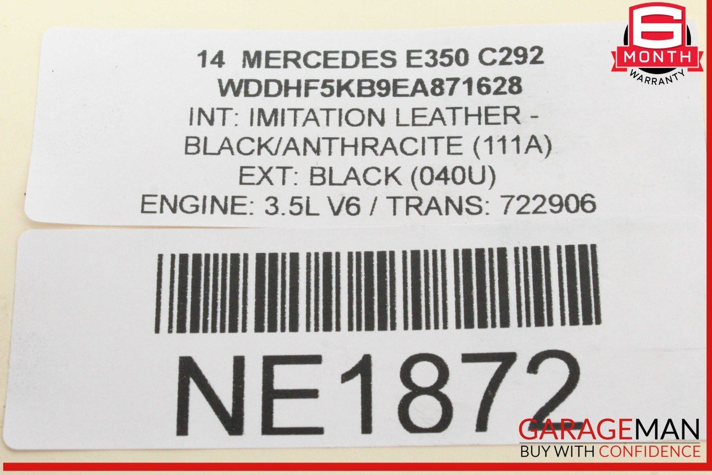 12-20 Mercedes W212 E350 GLS450 M276 Engine Oil Cooler Radiator 2761880001 OEM