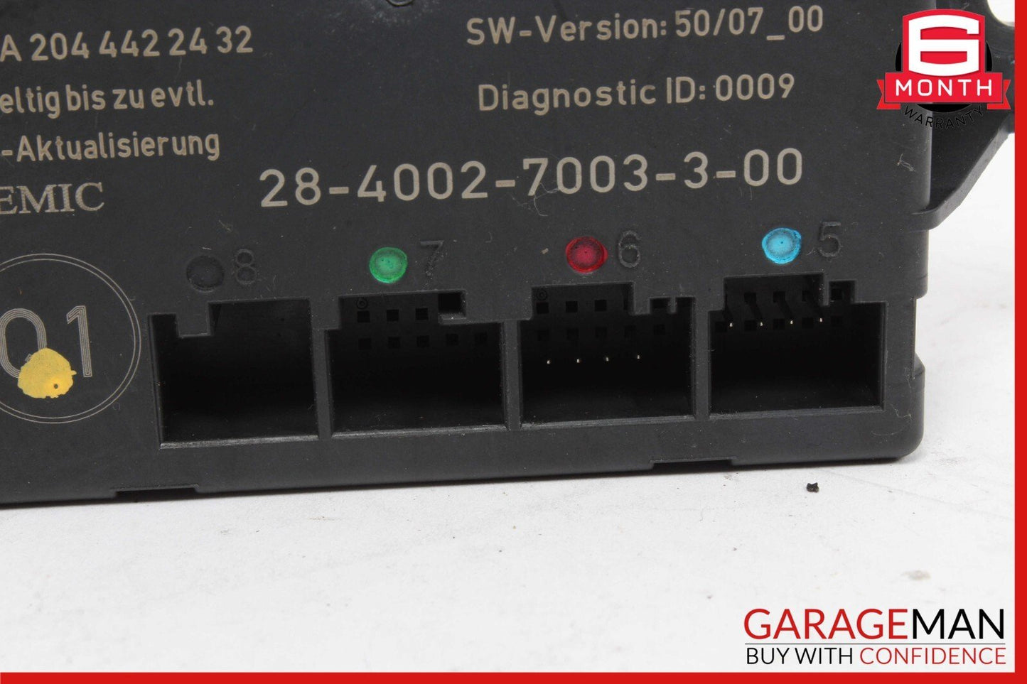 08-18 Mercedes W204 C300 C63 AMG Rear Right Side Door Control Module Unit OEM