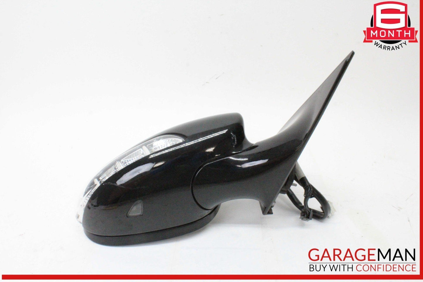 07-09 Mercedes W221 S550 S600 Front Right Side Door Rear View Mirror Black OEM