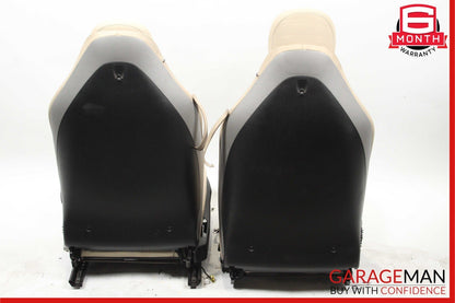 05-11 Mercedes R171 SLK280 Front Complete Seats Cushion Cover Assembly Set Beige