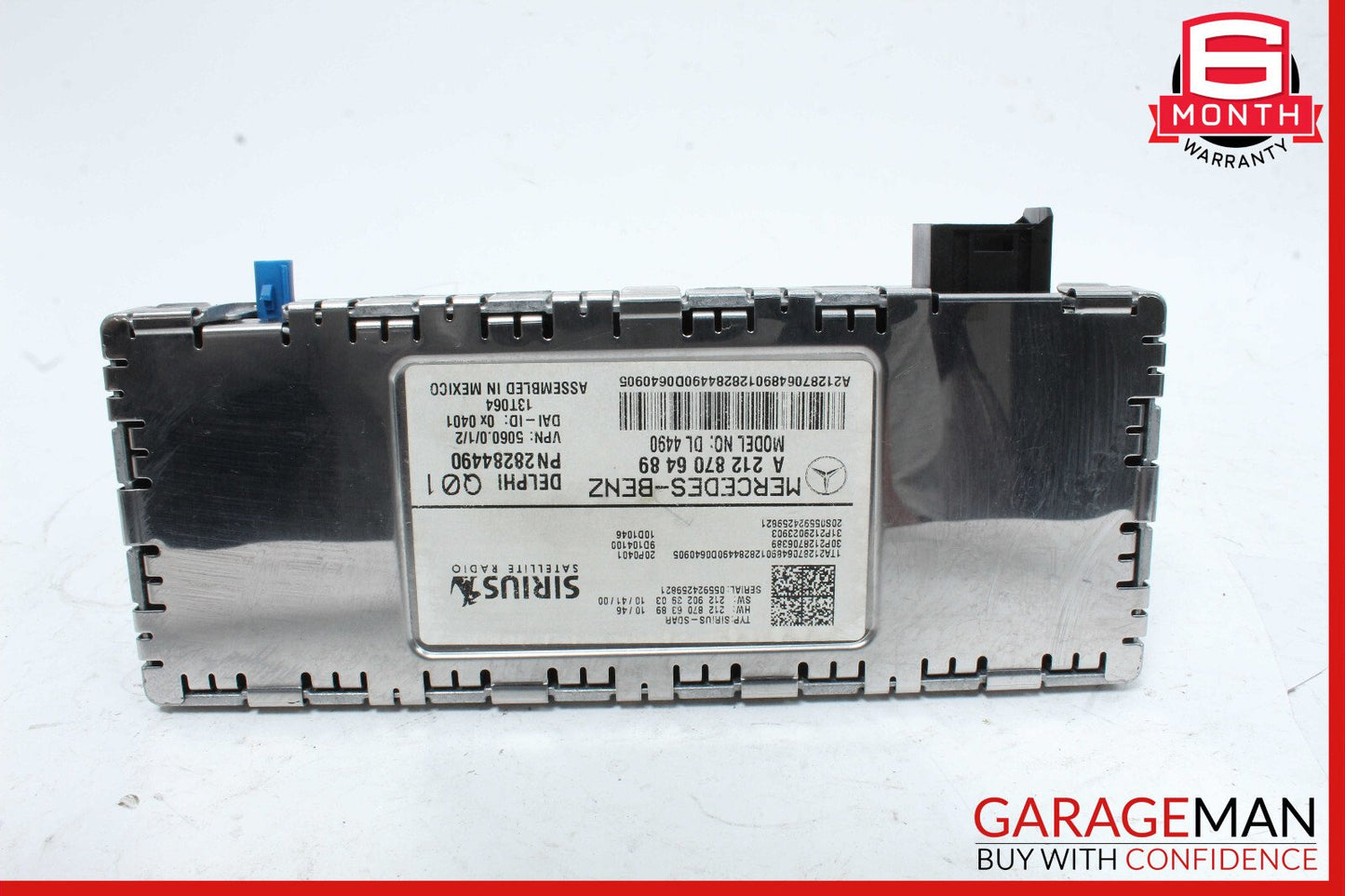 12-14 Mercedes W204 C250 CLS500 Sirius Satellite Radio Receiver Control Module