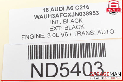 12-18 Audi A6 A7 Headlight Head Light Fog Light Control Switch 4G0941531AN OEM