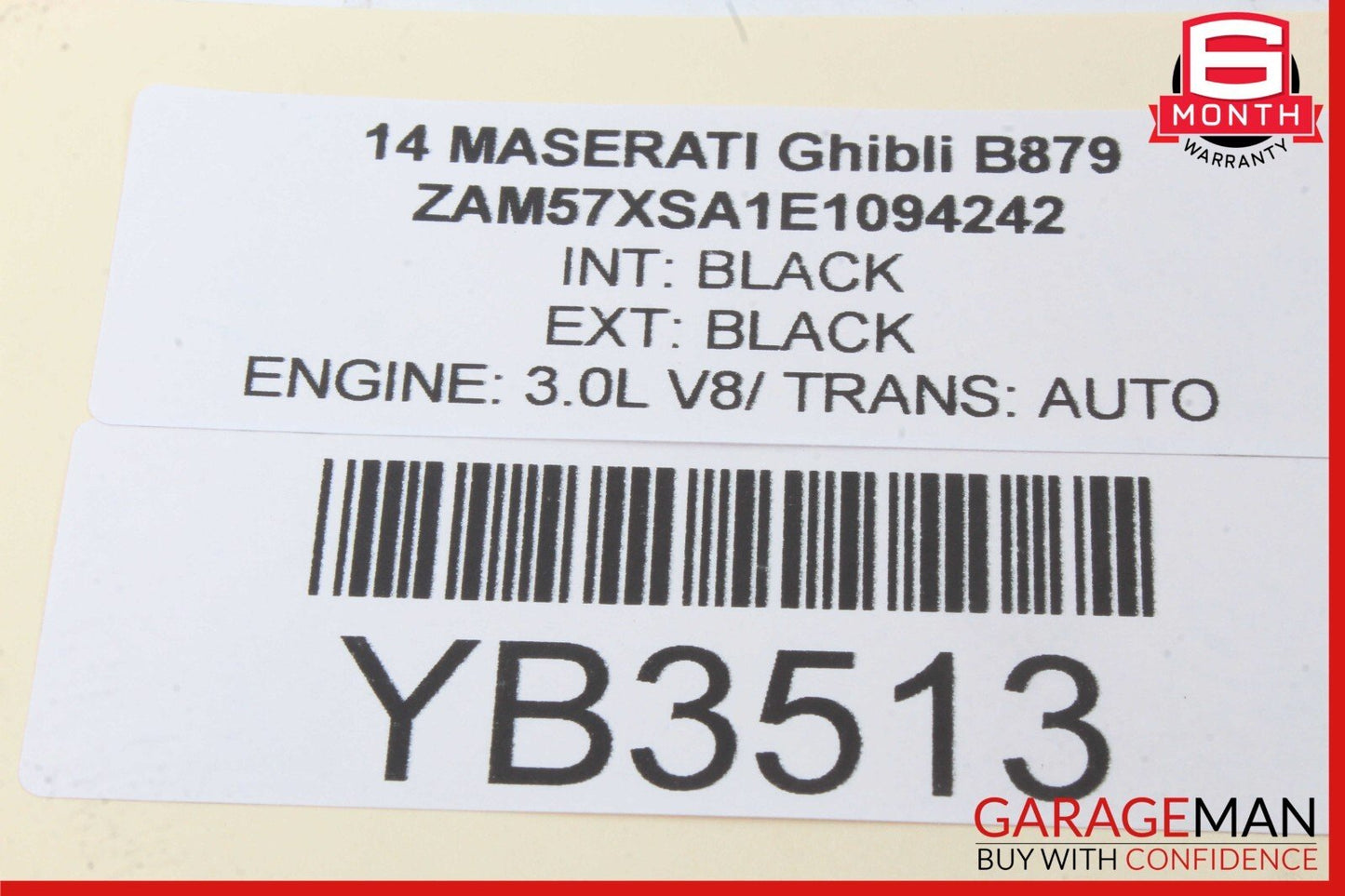 14-17 Maserati Ghibli Front Left Driver Side Door Lock Latch Actuator OEM