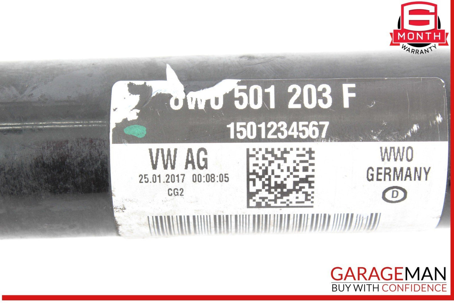 18-24 Audi S5 RS5 Rear Left Driver Side CV Axle Driveshaft 8W0501203F OEM