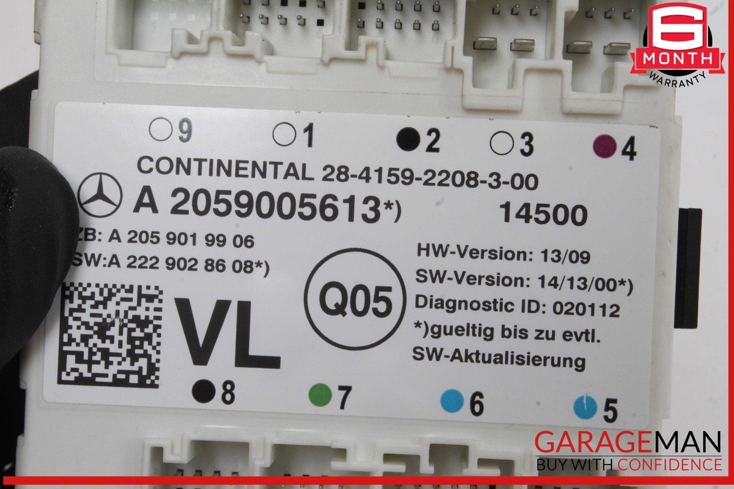 15-18 Mercedes W205 C300 C350e Front Left Side Door Control Module Unit OEM