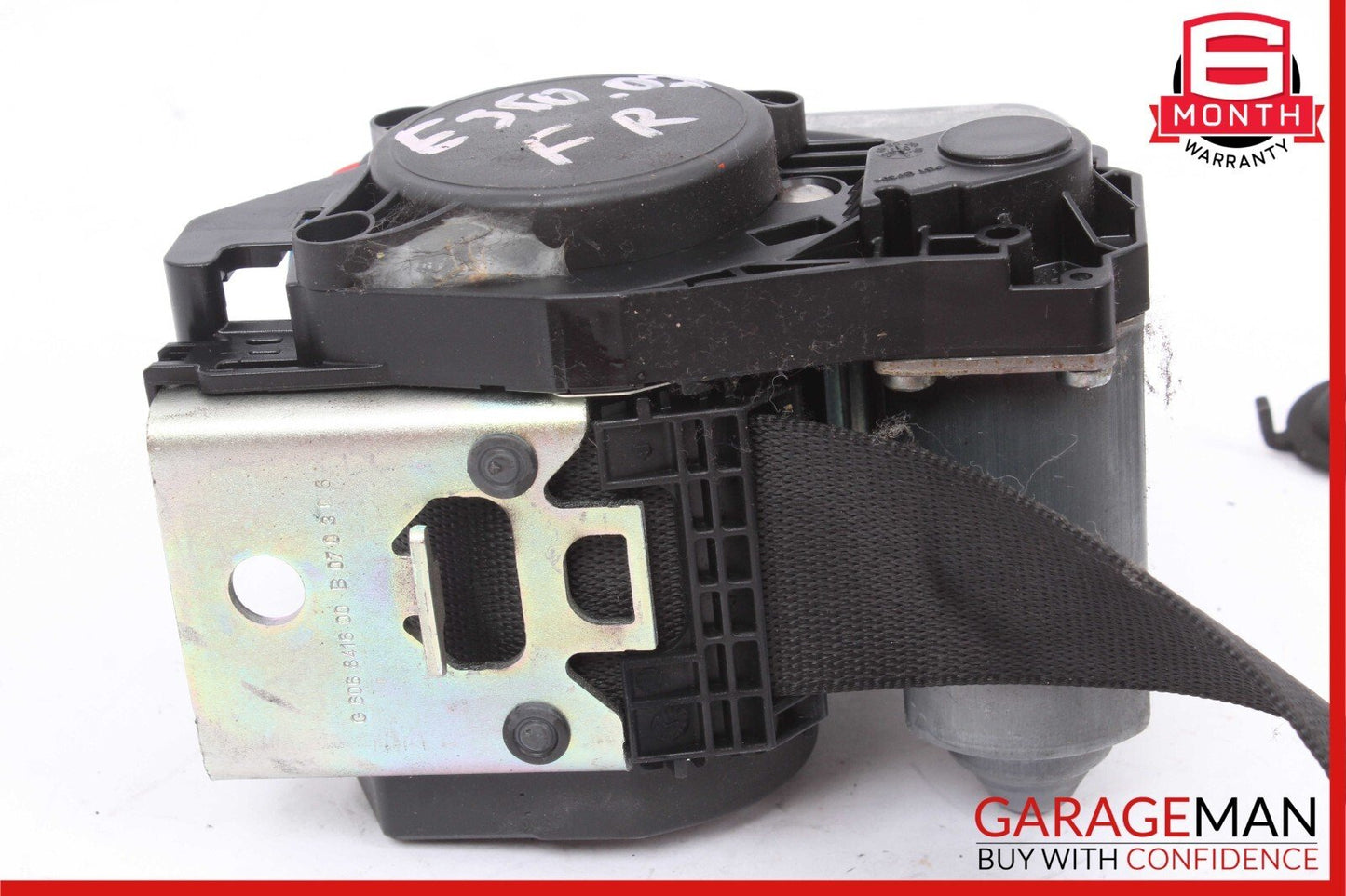 07-09 Mercedes W211 E350 Front Right Seatbelt Seat Belt Retractor Black OEM
