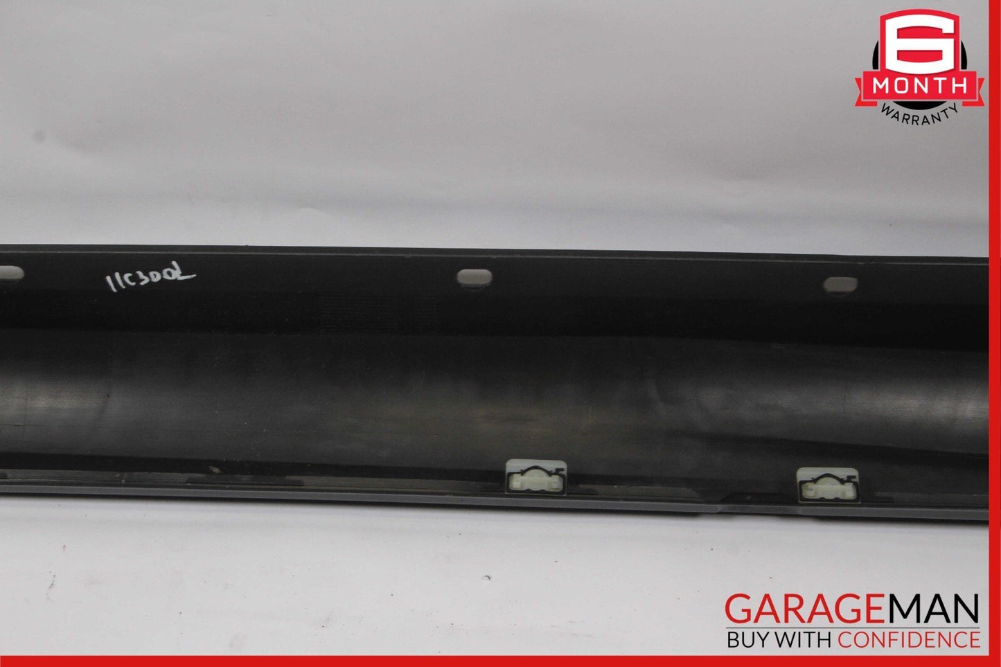 08-14 Mercedes W204 C300 Left Rocker Panel Side Skirt Molding Cover Gray