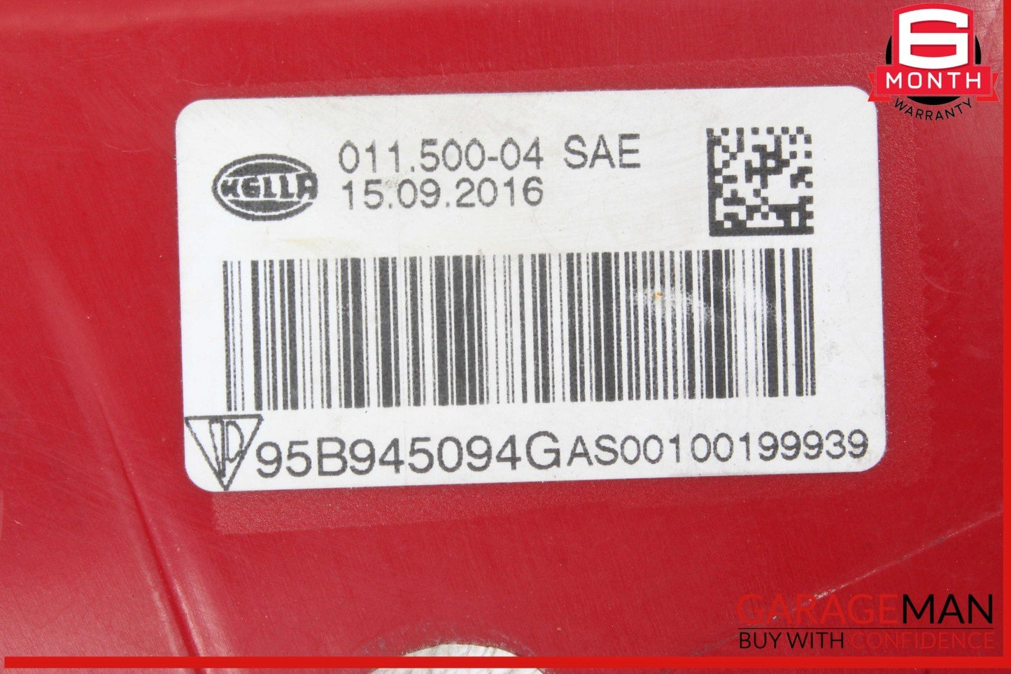 15-18 Porsche Macan 95B Rear Right Side Inner Tail Light Lamp LED 95B945094G OEM