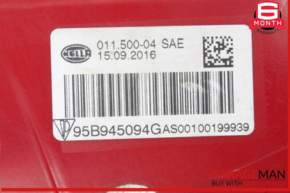 15-18 Porsche Macan 95B Rear Right Side Inner Tail Light Lamp LED 95B945094G OEM