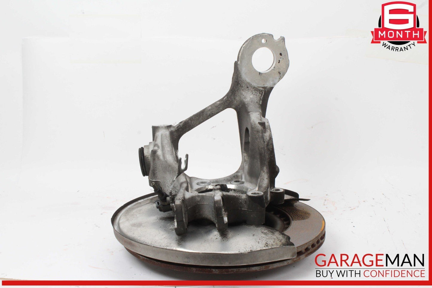 12-18 Audi A7 Rear Right Passenger Side Spindle Knuckle Wheel Hub w/ Rotor Disc
