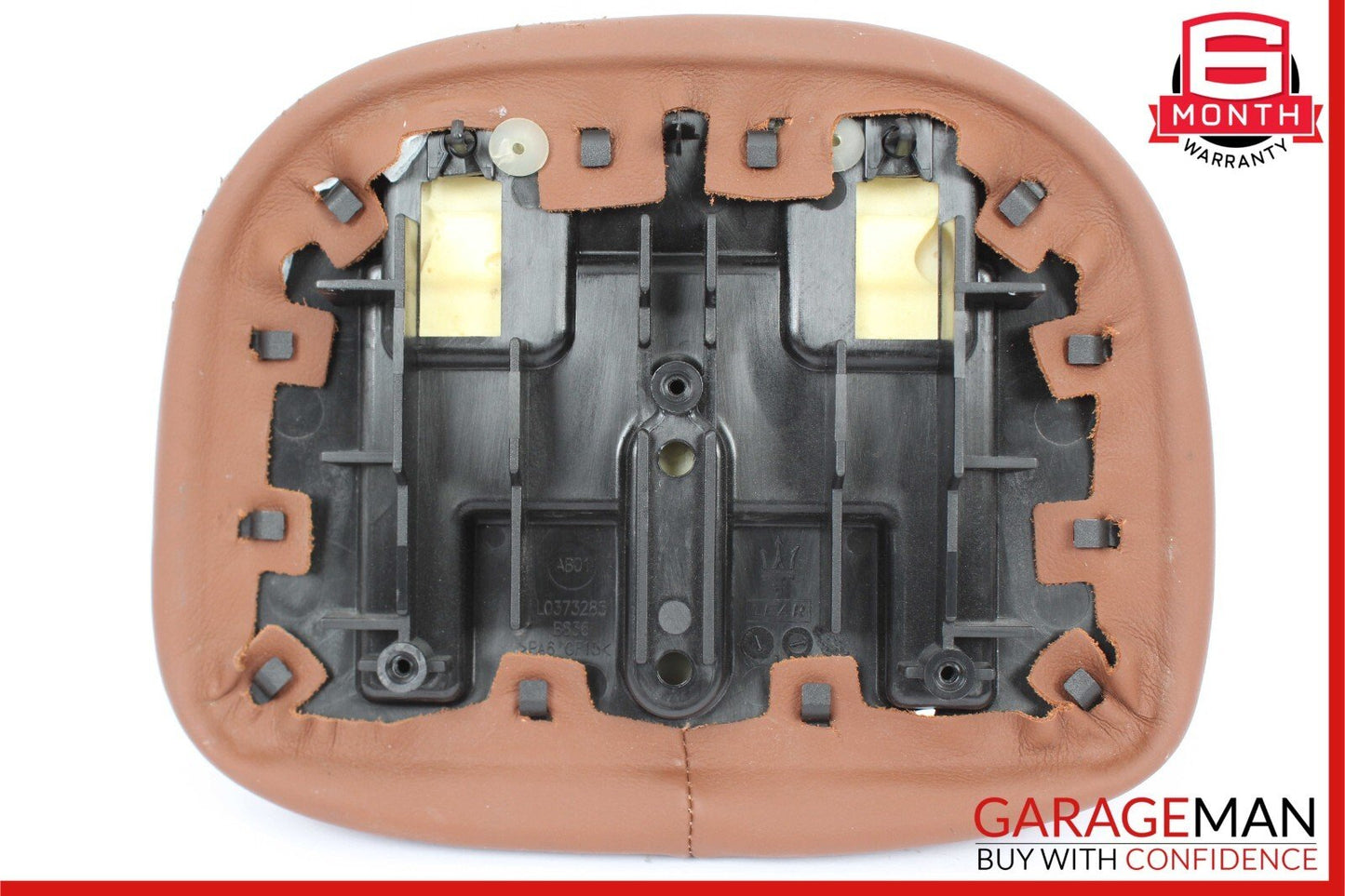 14-17 Maserati Ghibli Front Right / Left Seat Headrest Head Rest Brown