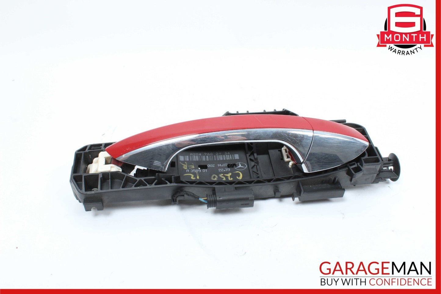 12-14 Mercedes W204 C250 Front Right Side Exterior Door Handle Keyless Go OEM