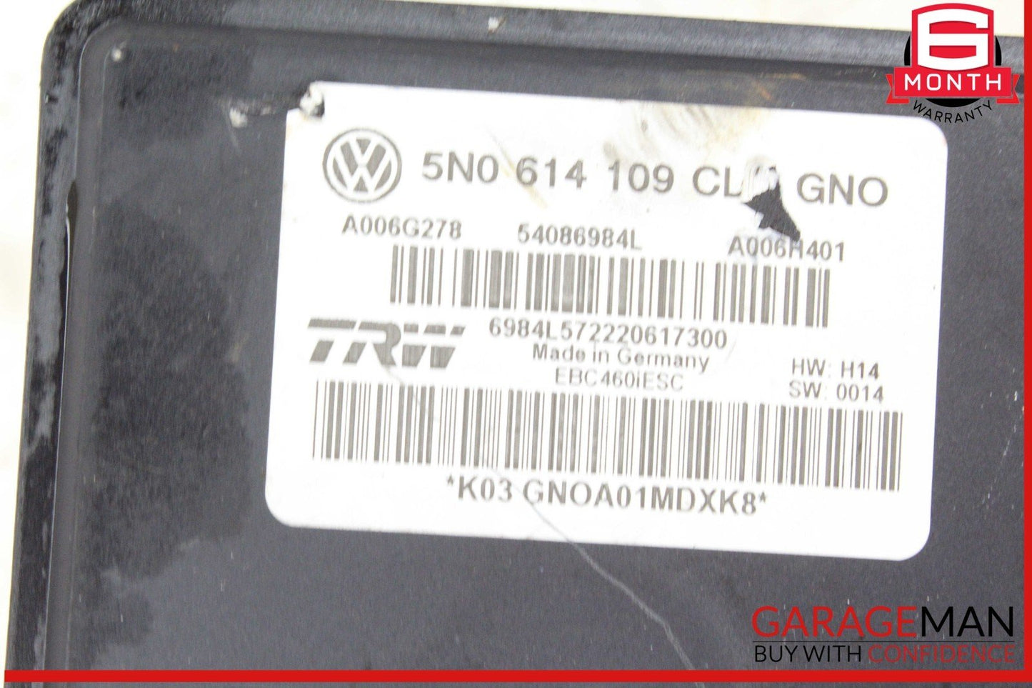 15-18 Audi Q3 ABS Anti Lock Brake Pump Control Unit 5N0614109CJ OEM