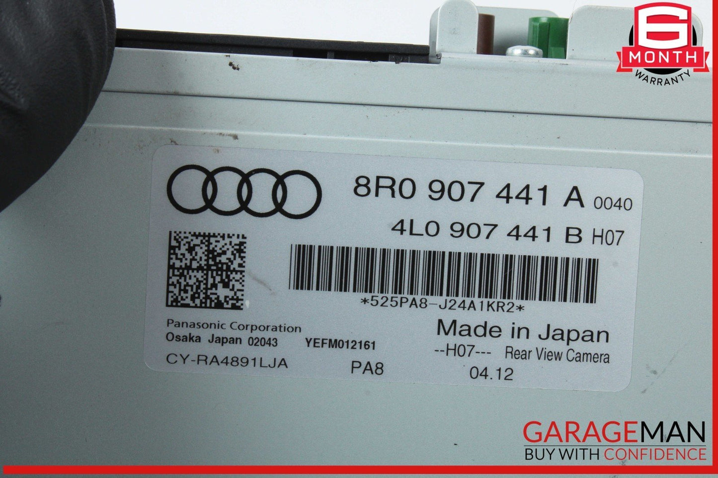 12-17 Audi Q5 Rear View Reverse Camera Control Module Unit 8R0907441A OEM