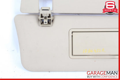 06-12 Mercedes ML350 GL450 Front Right Side Sun Visor Sunvisor Shade Brown