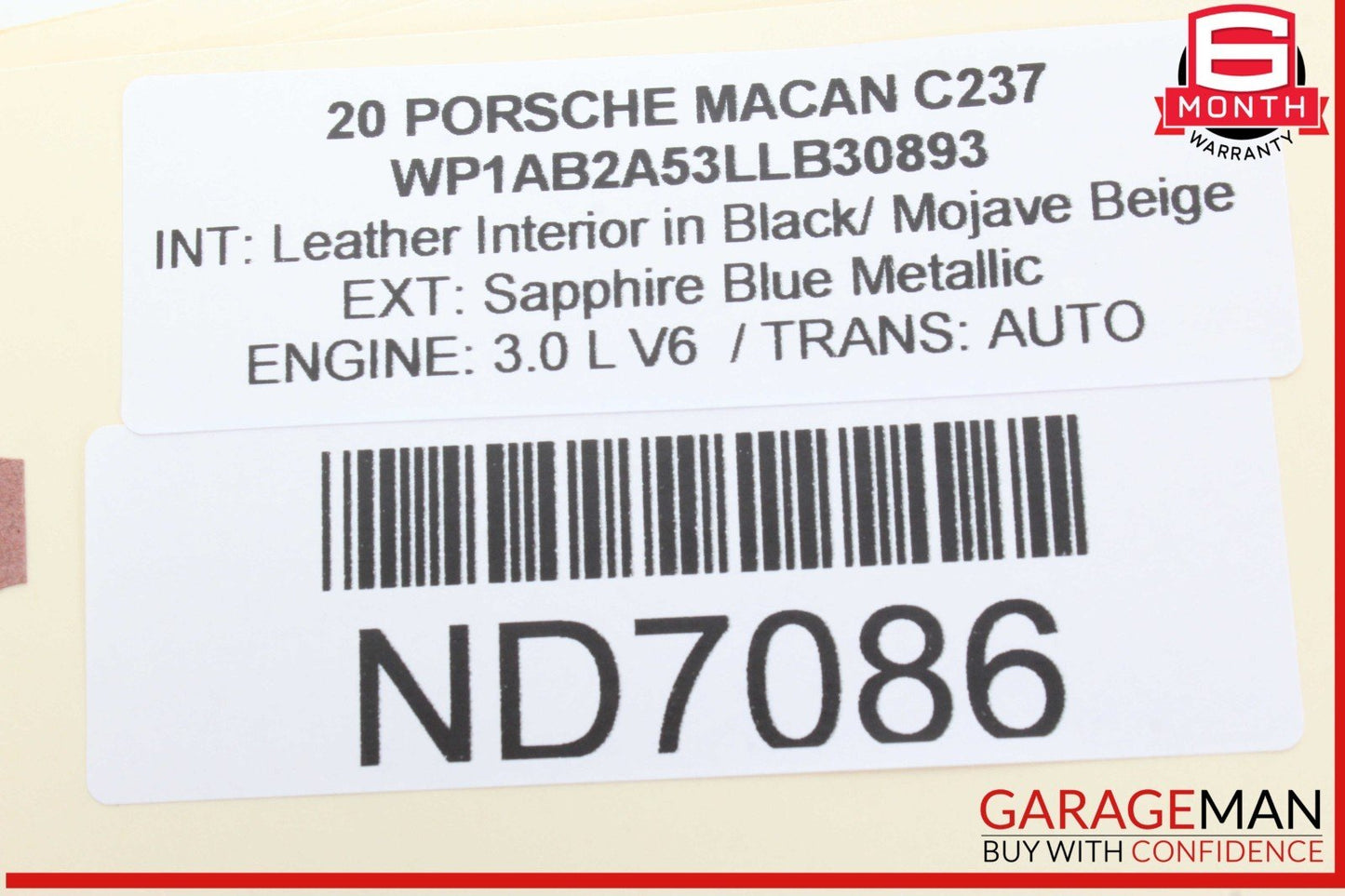 15-24 Porsche Macan 95B Rear Lift Gate Tailgate Trunk Boot Lock Actuator OEM