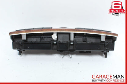 05-09 Mercedes W209 CLK350 Dash Heated Seat ESP Hazard Light Switch Control Wood