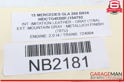 10-20 Mercedes X156 GLA250 GLK350 Rear Right Side Door Lock Latch Actuator OEM