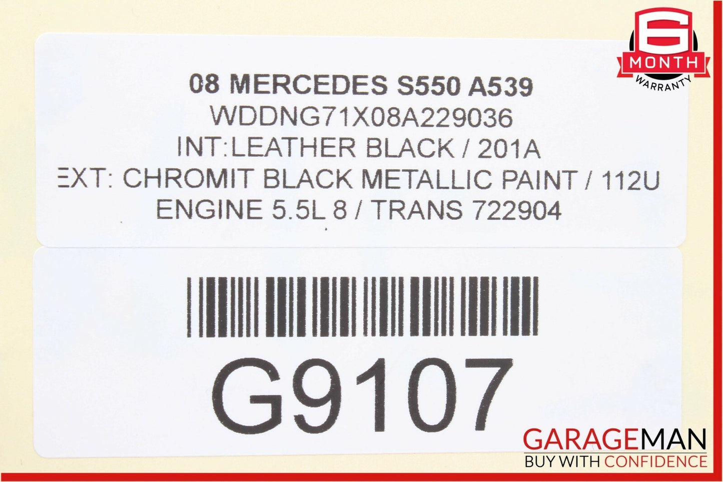 07-09 Mercedes W221 S550 Ash Tray Ashtray Lighter Trim Compartment Black OEM