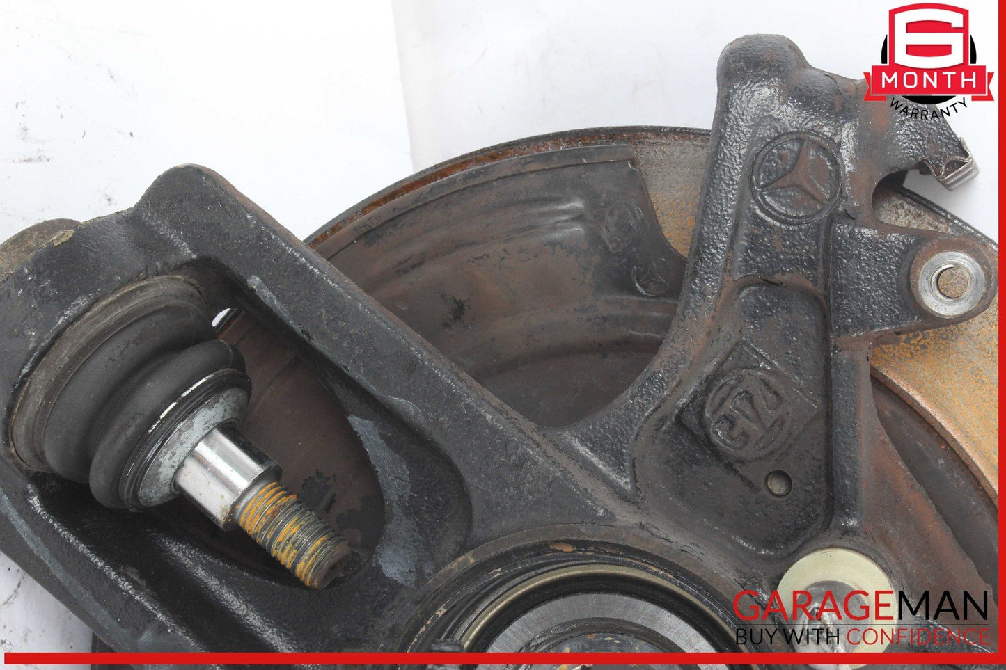 98-05 Mercedes W163 ML350 Rear Right Side Spindle Knuckle Hub w/ Rotor Disc OEM