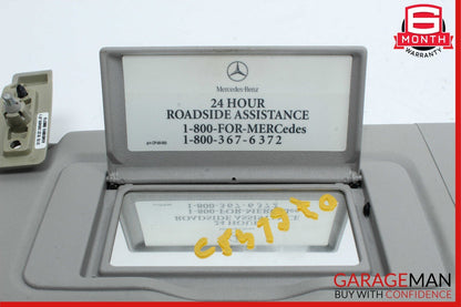 06-12 Mercedes GL450 GL550 ML450 Front Left Sun Visor Sunvisor Shade Grey