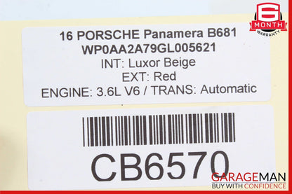 10-16 Porsche Panamera 970 Voltage Stabiliser Converter Control Module Unit OEM