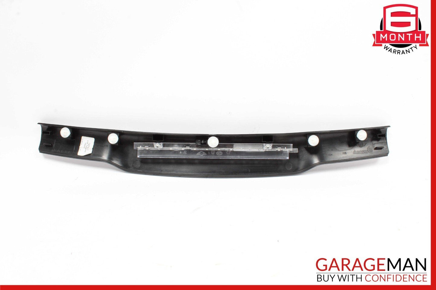 14-19 Mini Cooper Hardtop Rear Tailgate Upper Center Trim Cover Panel Black