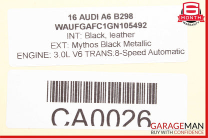 12-18 Audi A6 A7 Front Right Passenger Side Door Computer Control Module Unit