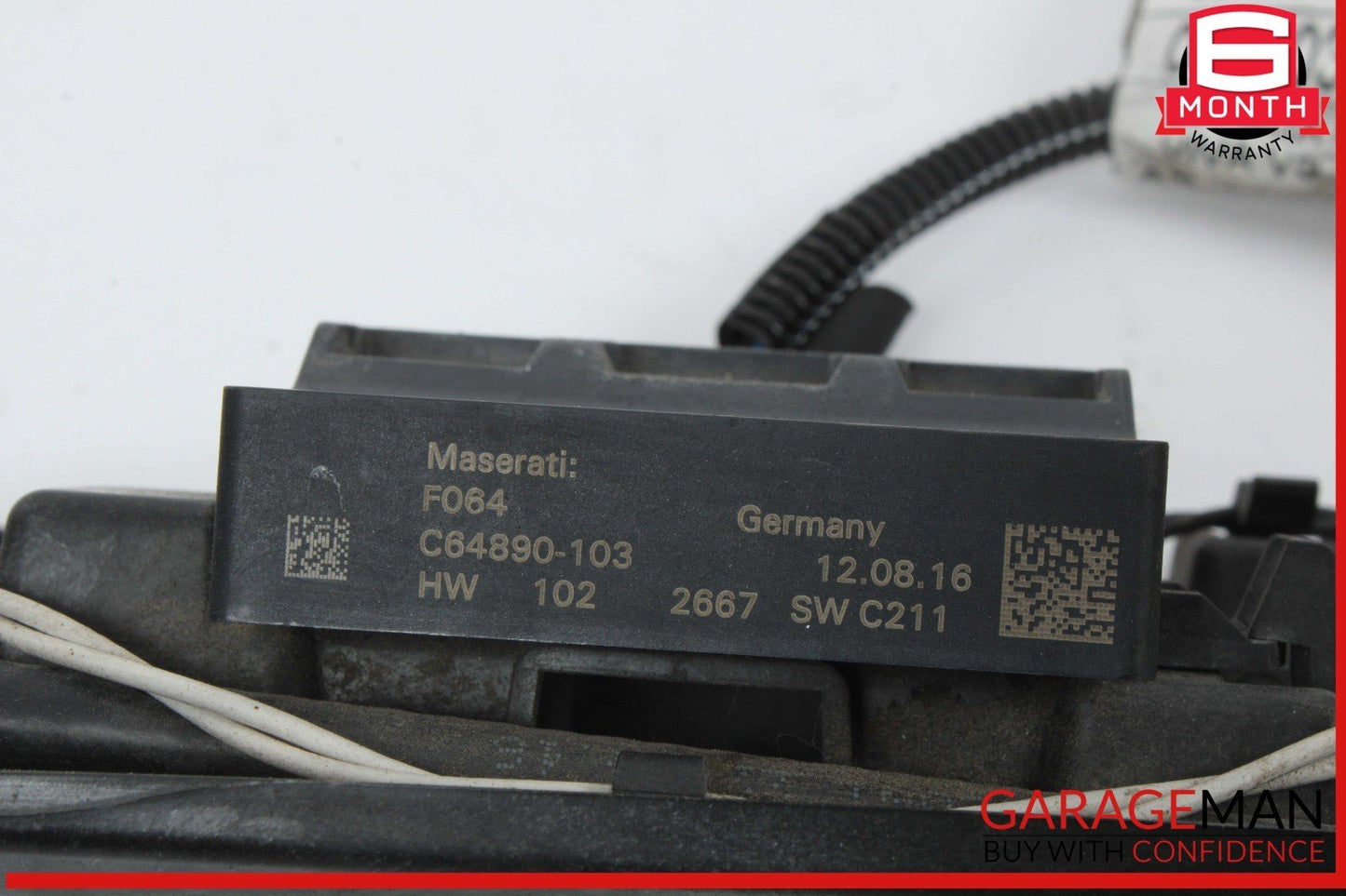 14-18 Maserati Ghibli Rear Trunk Deck Lid Opening Sensor Panel Assembly OEM