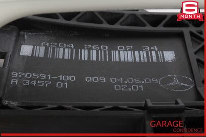 08-14 Mercedes W204 C300 C250 C63 AMG Rear Left Side Exterior Door Handle White