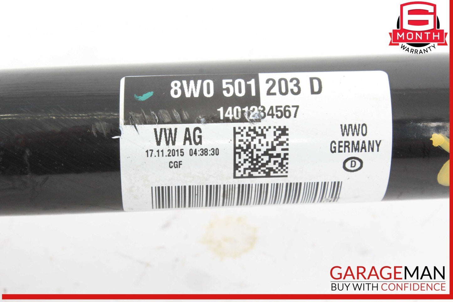 17-24 Audi A4 Quattro Rear Left or Rear Right Side CV Axle Shaft 8W0501203D OEM
