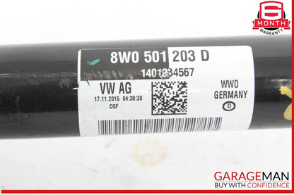 17-24 Audi A4 Quattro Rear Left or Rear Right Side CV Axle Shaft 8W0501203D OEM