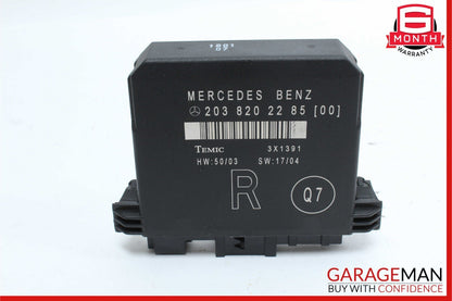 01-07 Mercedes W203 C230 C240 Rear Right Door Control Module 2038202285 OEM