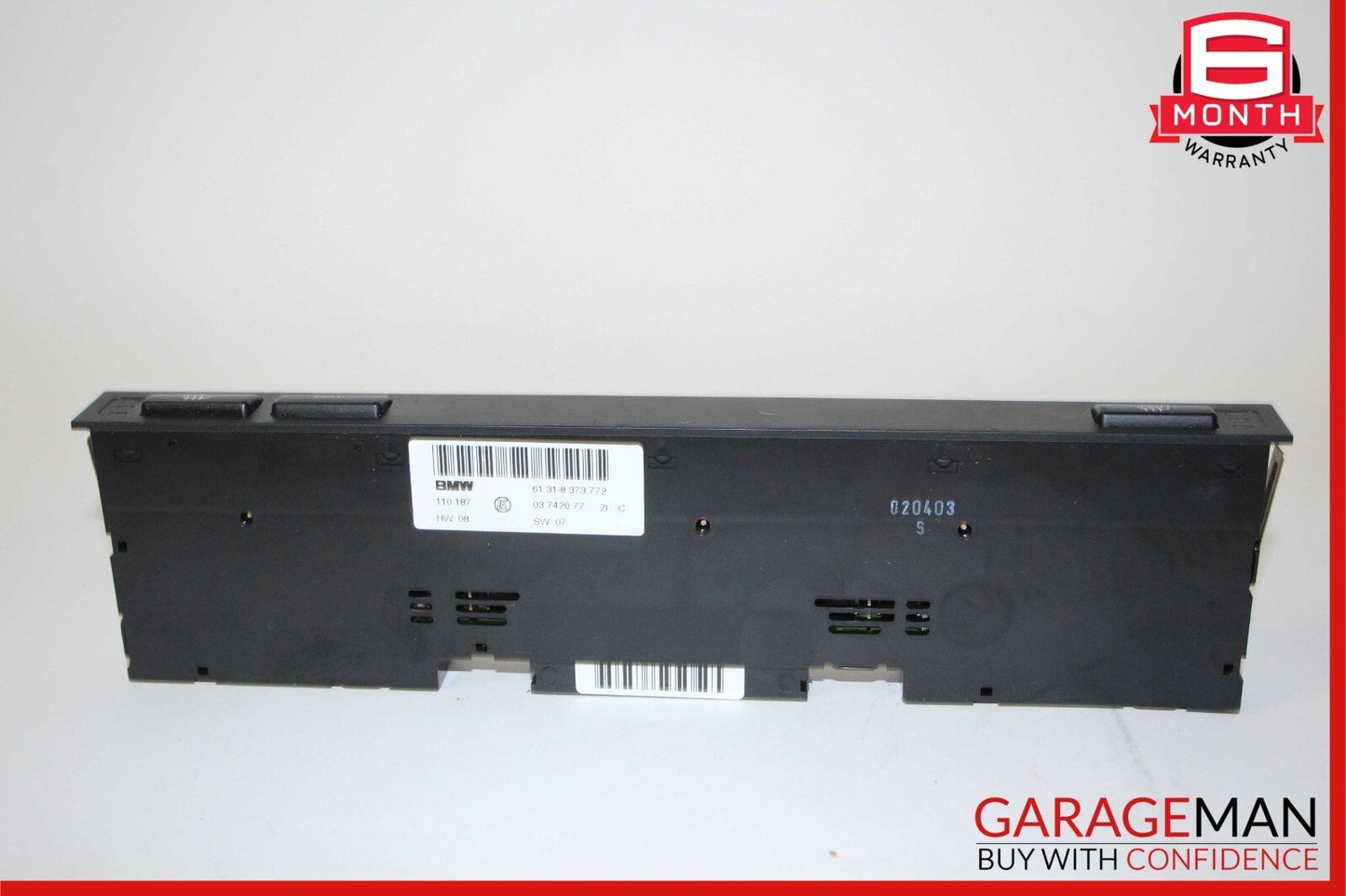 01-03 BMW E39 530i Front Seat Headet Switch Control Module Unit 61318373772 OEM