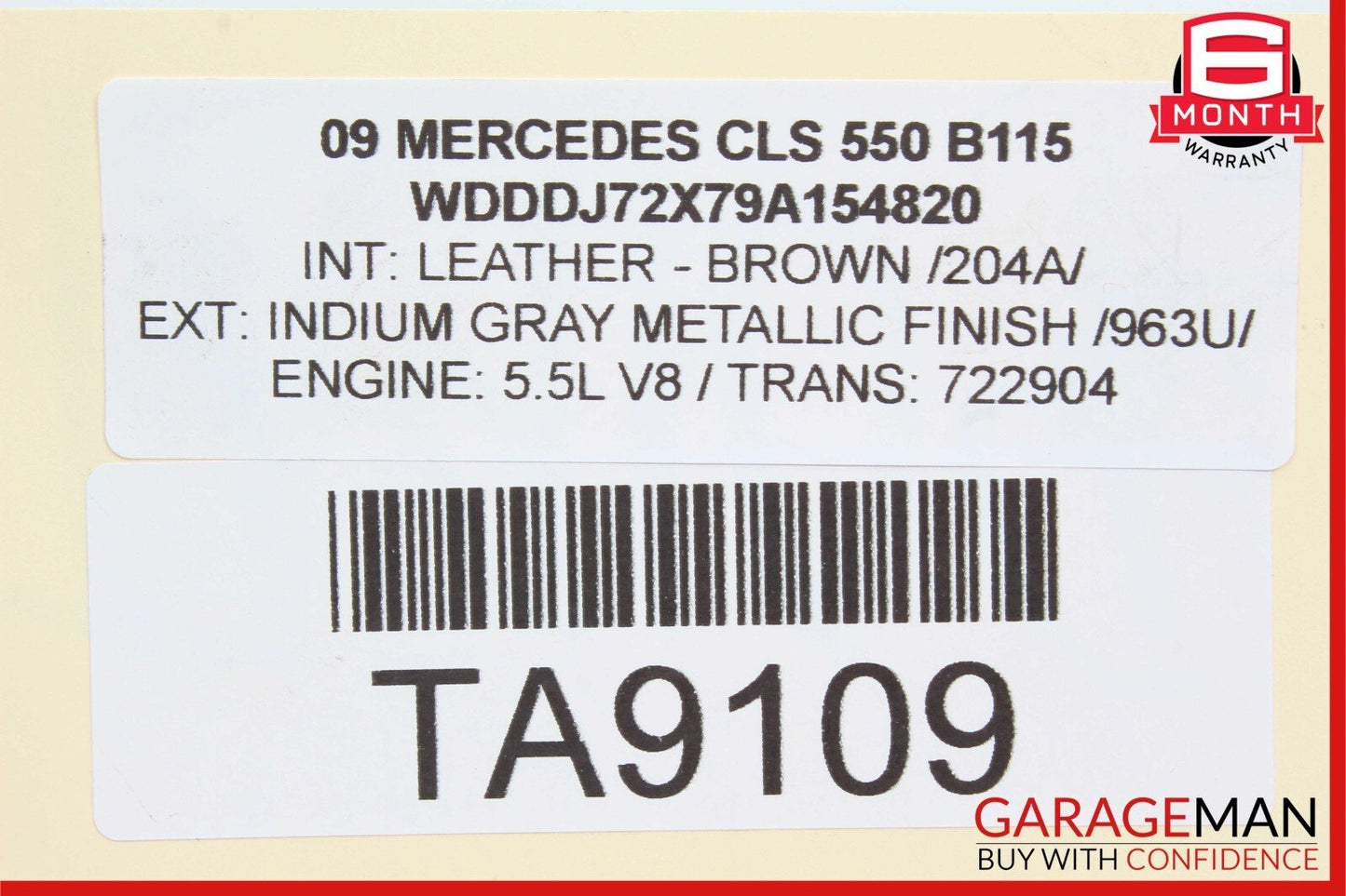 03-11 Mercedes W219 CLS550 E350 Bosch Engine Starter Motor 0061510601 OEM