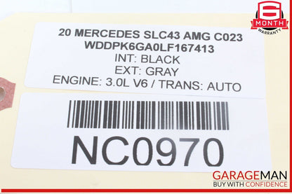 12-20 Mercedes R172 SLC43 AMG SLK350 Front Top Roof Lock Latch Cylinder Set OEM