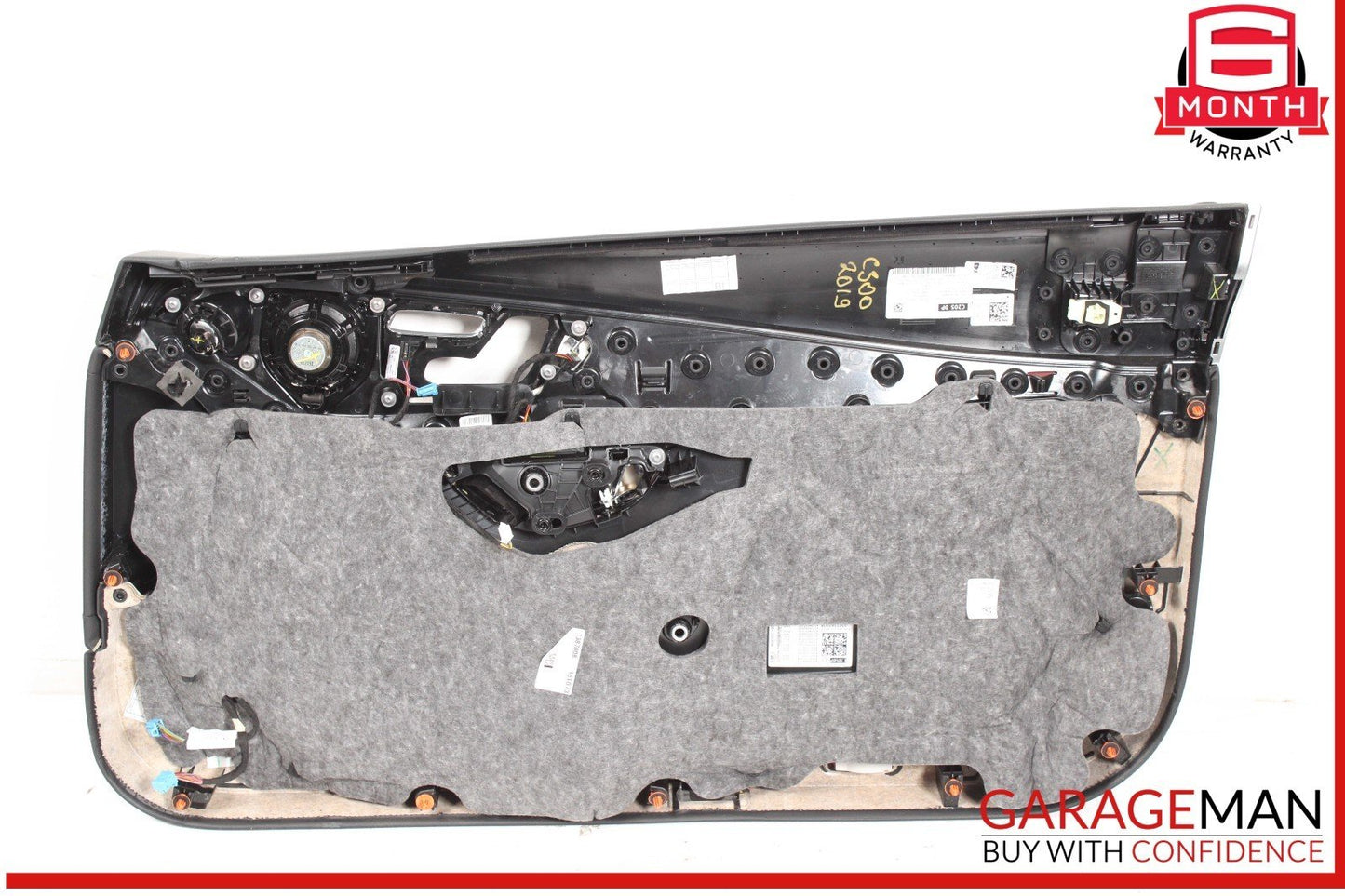 19-21 Mercedes W205 C300 C63 AMG Coupe Front Left Side Interior Door Panel OEM