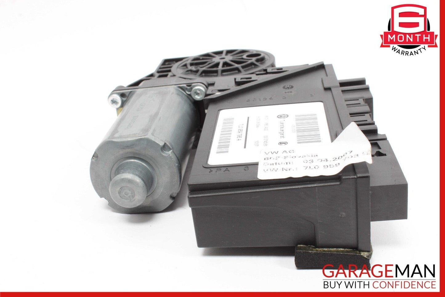 03-10 Porsche Cayenne S 955 957 Rear Left Side Door Window Regulator Motor OEM