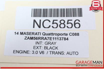 14-18 Maserati Quattroporte Suspension Control Module Unit 670009256 OEM