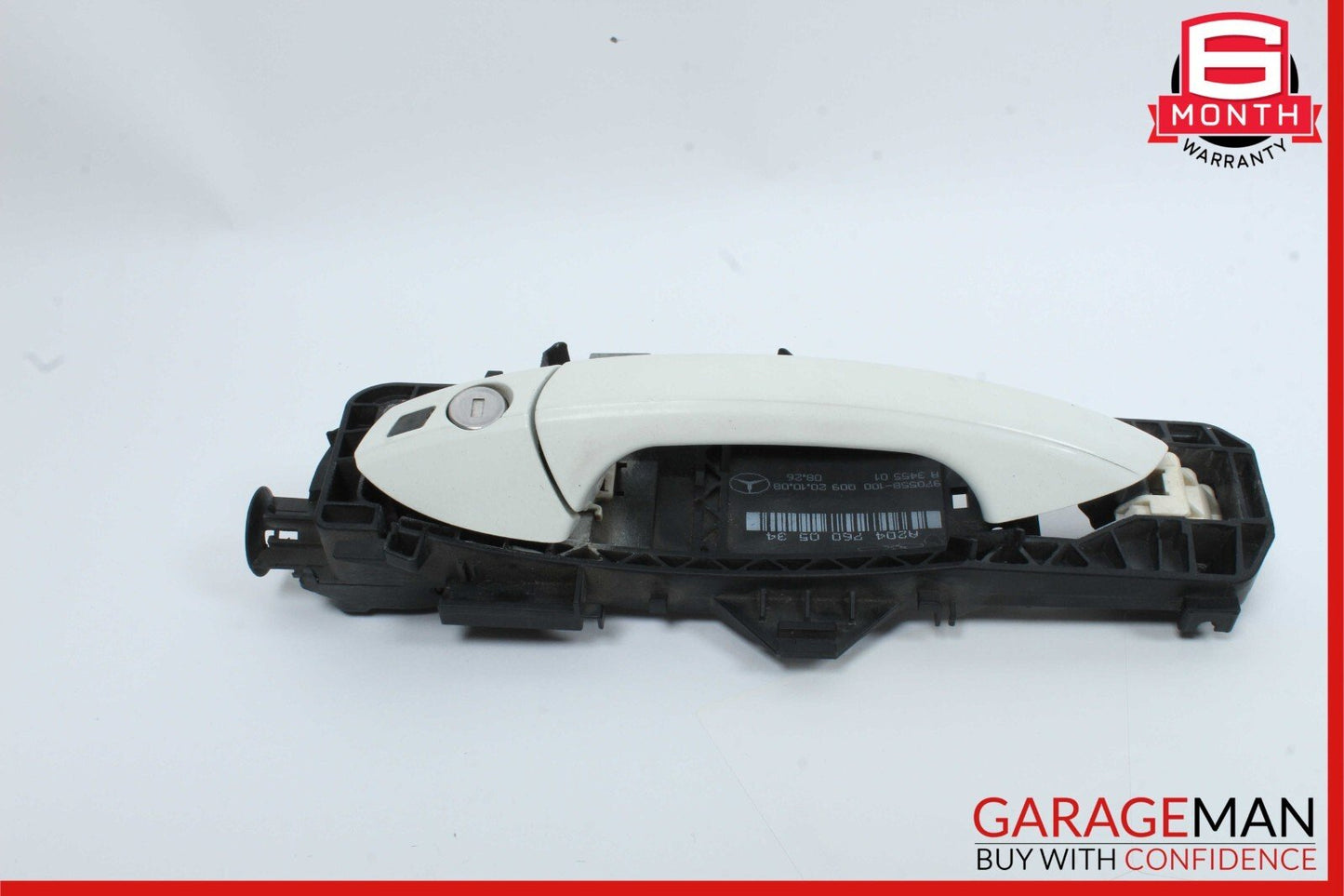 08-14 Mercedes X204 GLK350 Front Left Driver Side Exterior Door Handle White OEM