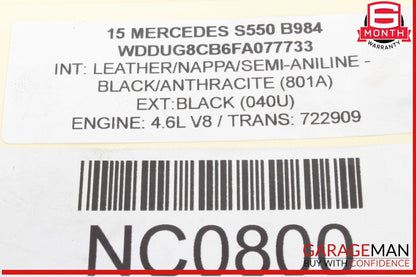 11-18 Mercedes W222 S550 E550 CL550 Left Side High Pressure Fuel Pump OEM