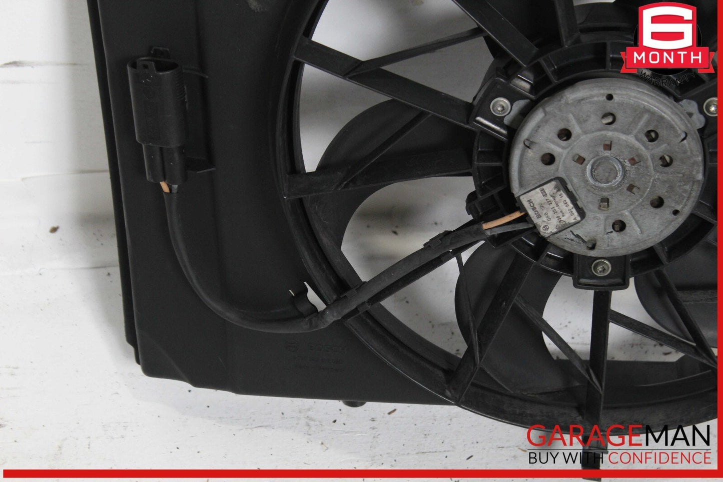 97-04 Mercedes R170 SLK230 C230 Engine Cooling Radiator Fan Motor Shroud Assy