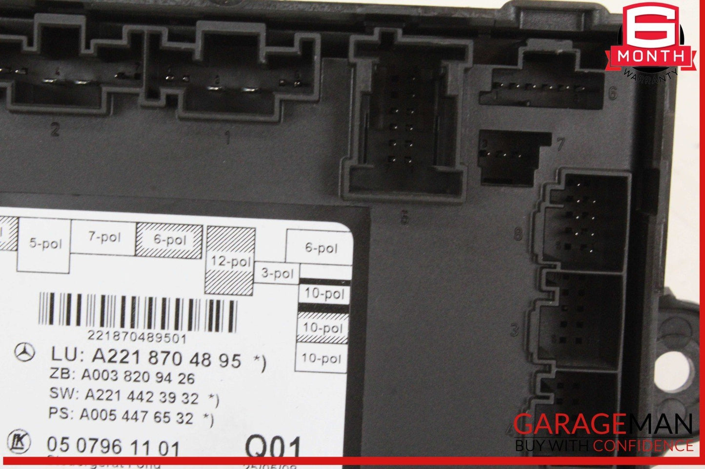 07-13 Mercedes-Benz S550 Rear Left Or Right Door Control Module 2218704895 OEM