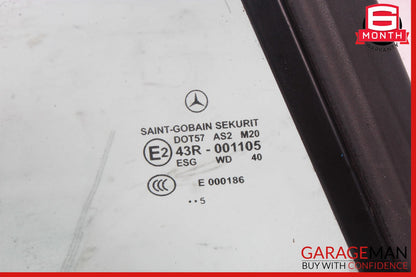 05-11 Mercedes R171 SLK350 SLK280 Quarter Window Glass Rear Right Side OEM