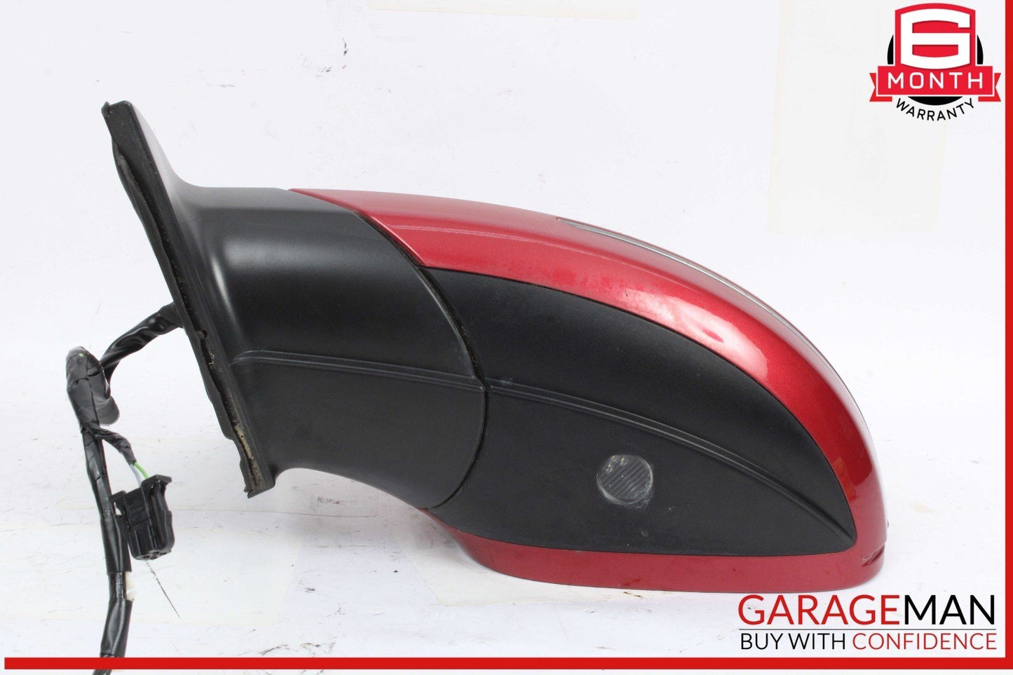 07-09 Audi Q7 Front Left Driver Side Door Rear View Mirror Red 4L1857409S OEM