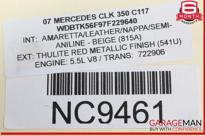 05-12 Mercedes W209 CLK350 C230 R350 Water Thermostat Housing 2722000115 OEM