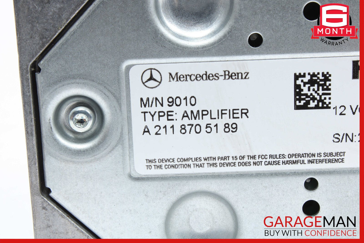 09-12 Mercedes W219 CLS550 E350 SL500 Subwoofer Amp Amplifier Harman Becker OEM